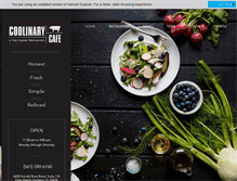 Tablet Screenshot of coolinarycafe.com